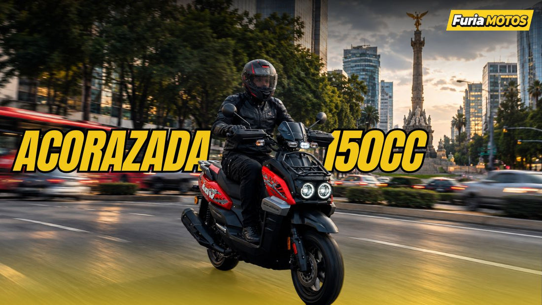 Motoneta 150 automática: así es la Treck Acorazada 150.