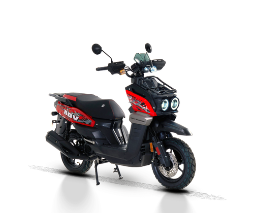 Motocicleta marca Treck modelo Acorazada 150cc color rojo