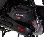 Motocicleta marca Treck modelo Acorazada 150cc color rojo