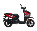 Motocicleta marca Treck modelo Acorazada 150cc color rojo