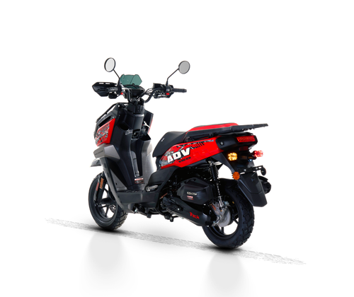 Motocicleta marca Treck modelo Acorazada 150cc color rojo