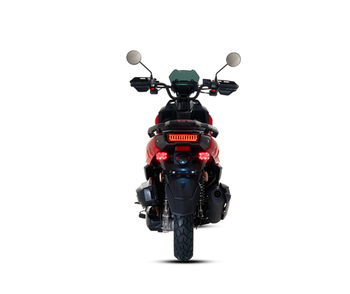 Motocicleta marca Treck modelo Acorazada 150cc color rojo