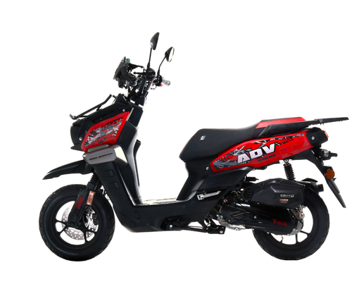 Motocicleta marca Treck modelo Acorazada 150cc color rojo