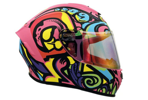 Casco Integral Frankie Rosa Mate
