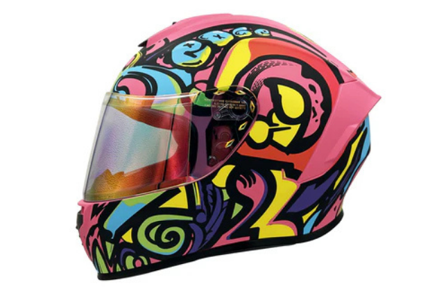 Casco Integral Frankie Rosa Mate