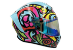Casco Integral Frankie Graffiti Azul
