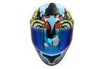 Casco Integral Frankie Graffiti Azul