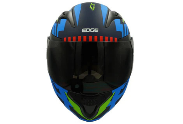 Casco Abatible Edge Pilot Strike Certificado Dot - Azul Mate