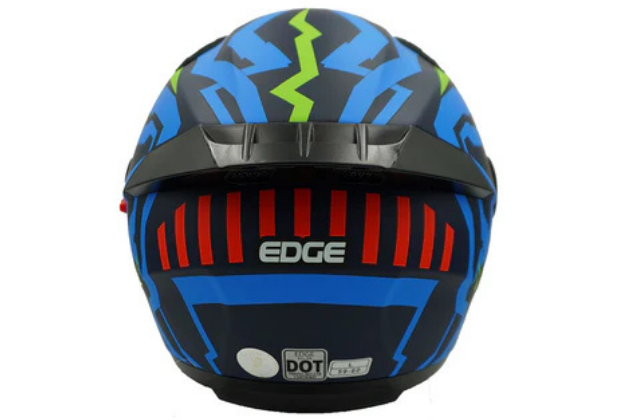Casco Abatible Edge Pilot Strike Certificado Dot - Azul Mate