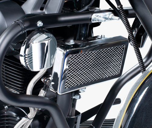 Motocicleta marca Carabela modelo Islo Black Wing 250 cc radiador