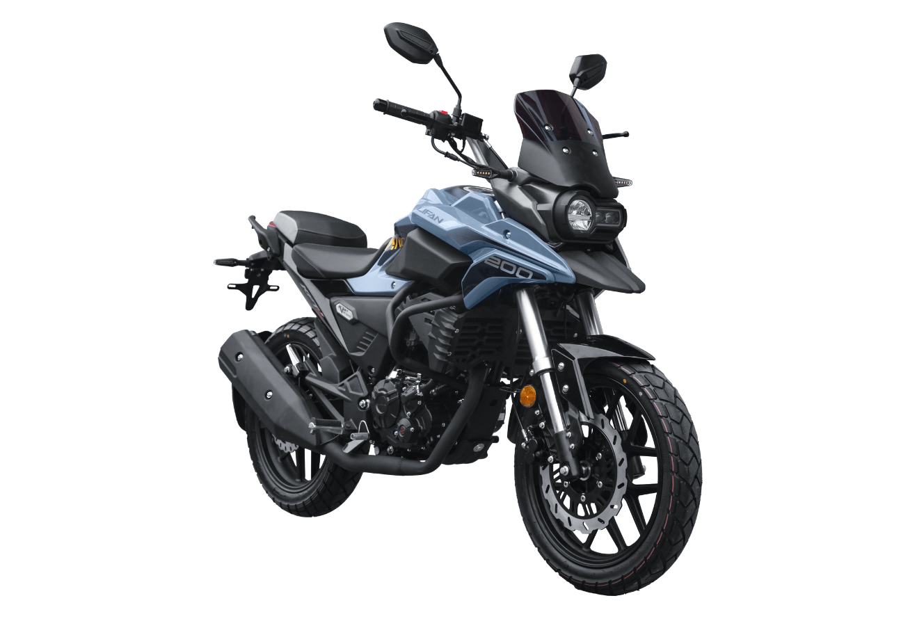 Motocicleta marca Lifan modelo KPT 200cc color metálico