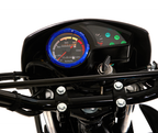 Motocicleta marca Treck modelo Matt 150cc color azul tablero